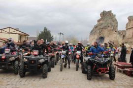 3 bin yıllık vadide ATV ve motosiklet heyecanı yaşandı